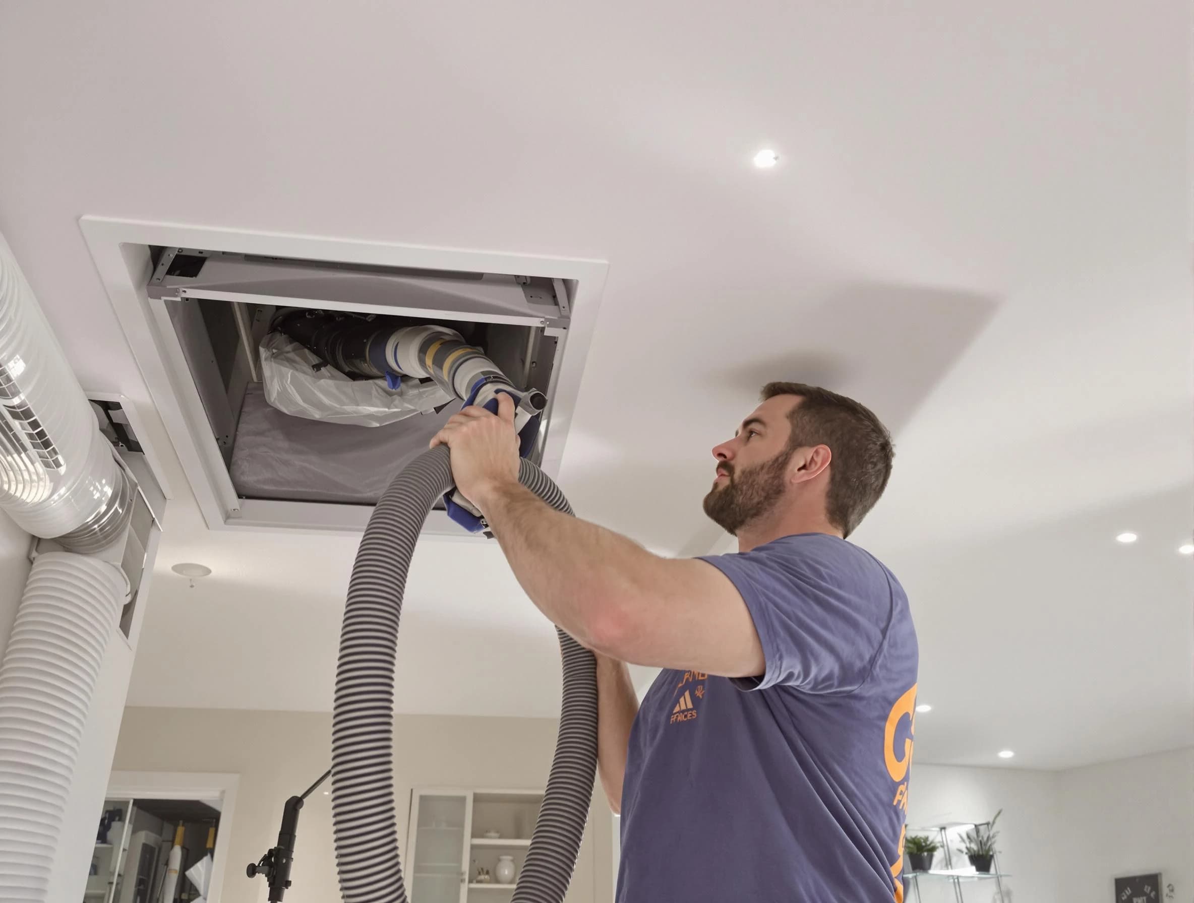 Precision indoor duct cleaning by Adams Air Duct Cleaning in Adams