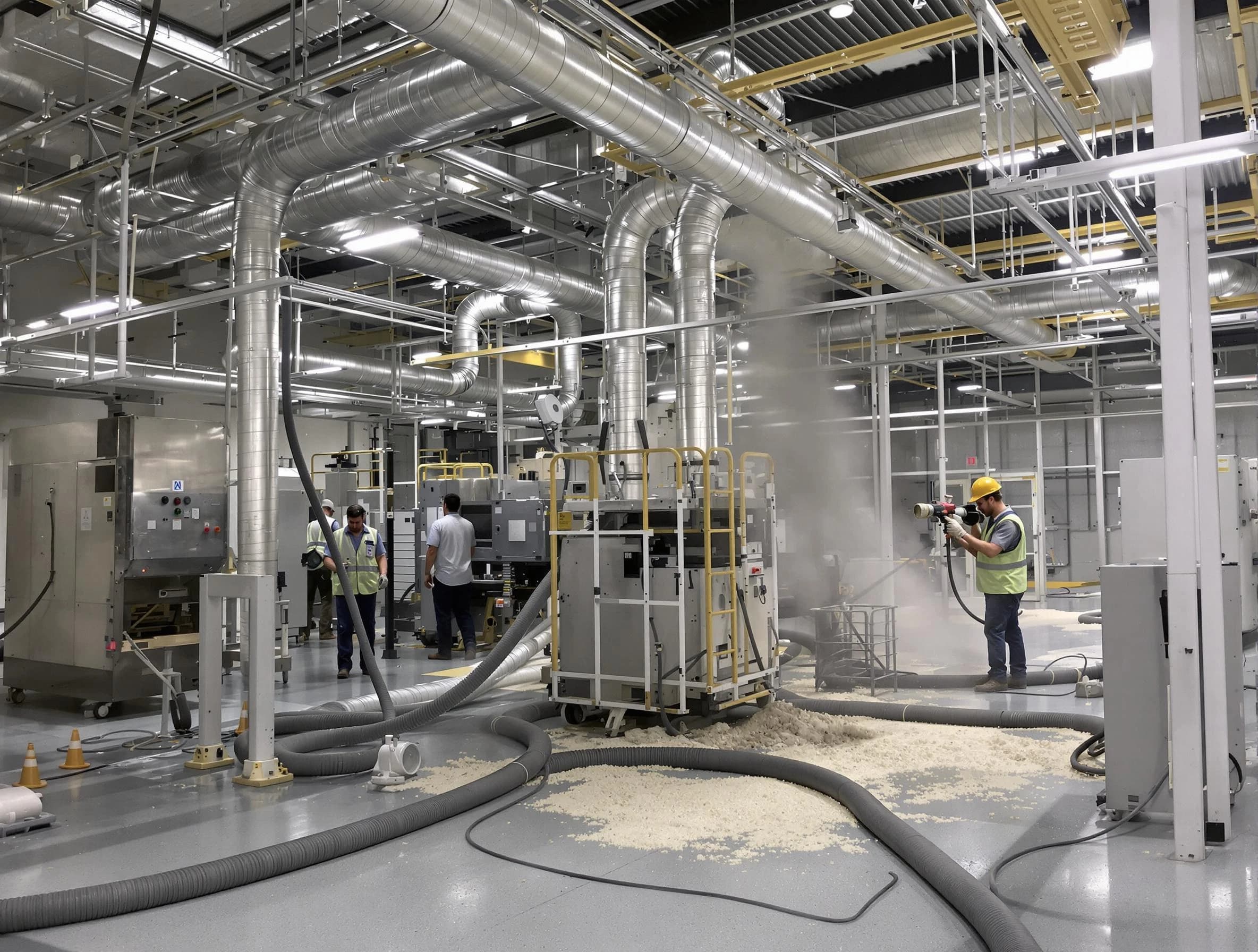 Heavy-duty industrial duct cleaning by Adams Air Duct Cleaning in Adams