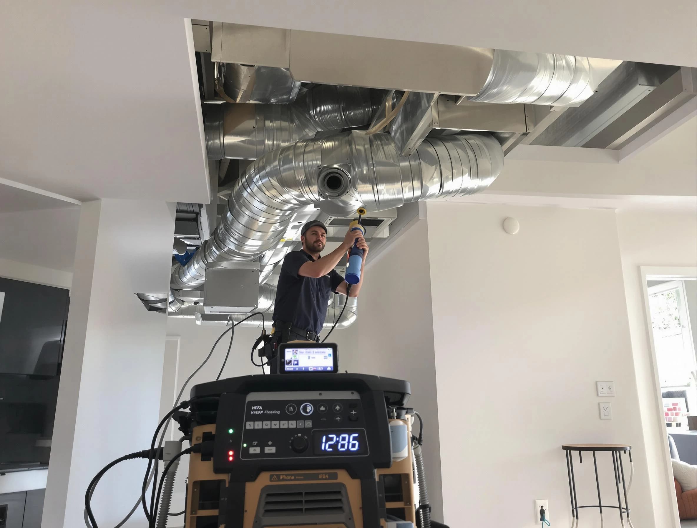 Advanced pure air duct cleaning by Adams Air Duct Cleaning in Adams