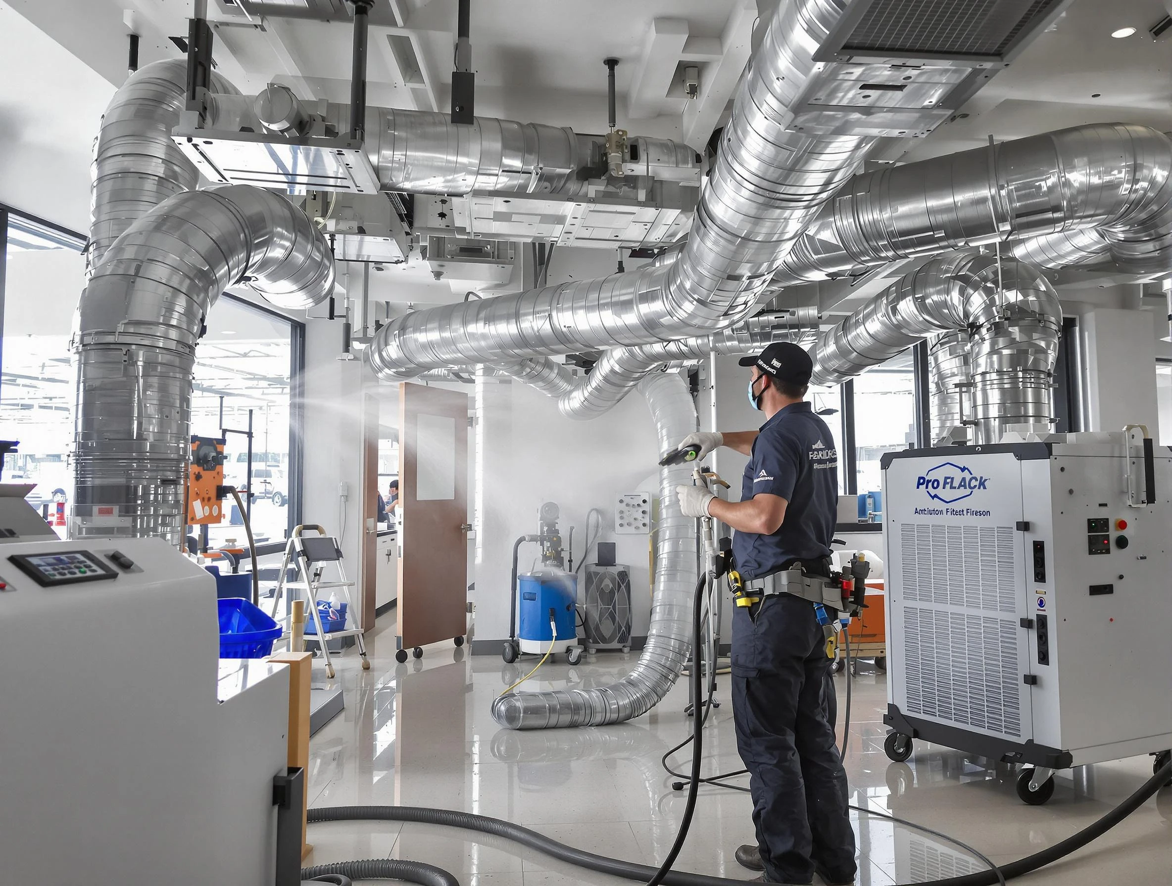 Negative Pressure Air Duct Cleaning in Adams