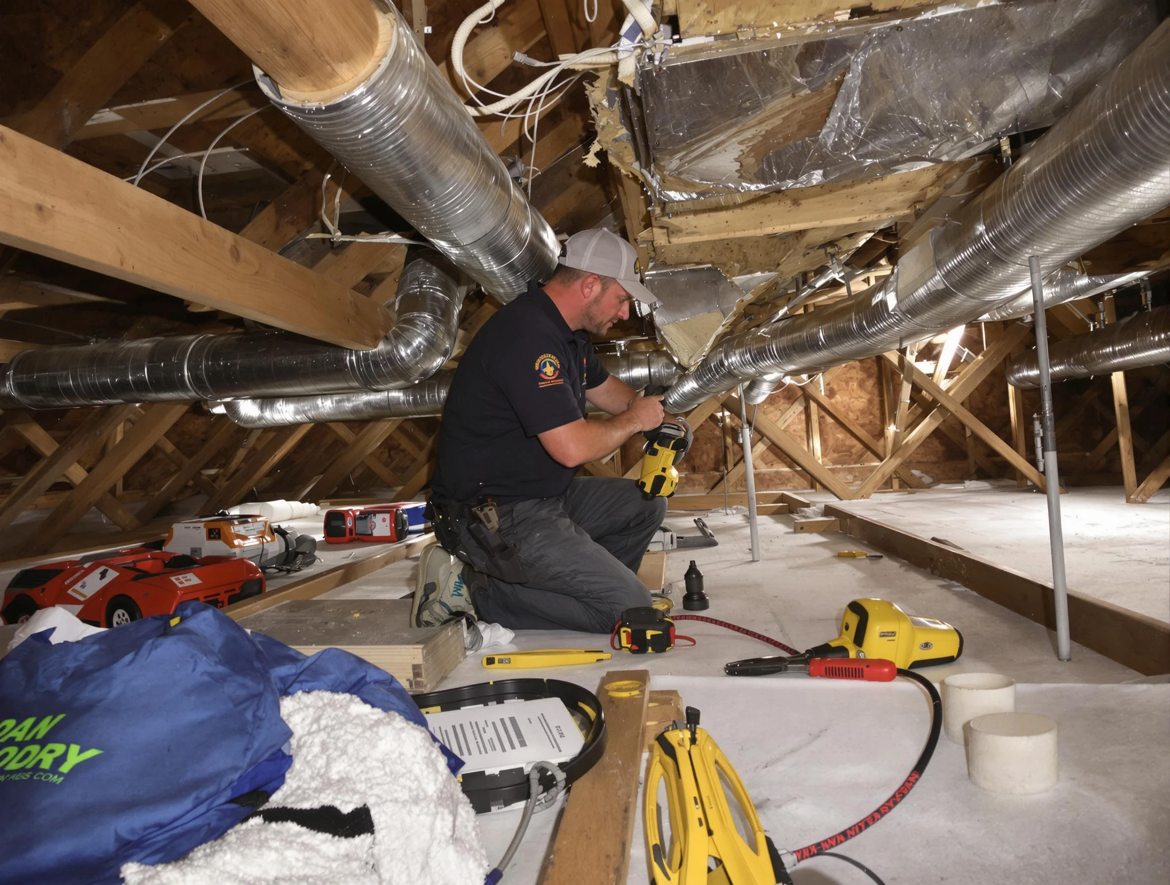 Professional air duct repair by Adams Air Duct Cleaning in Adams