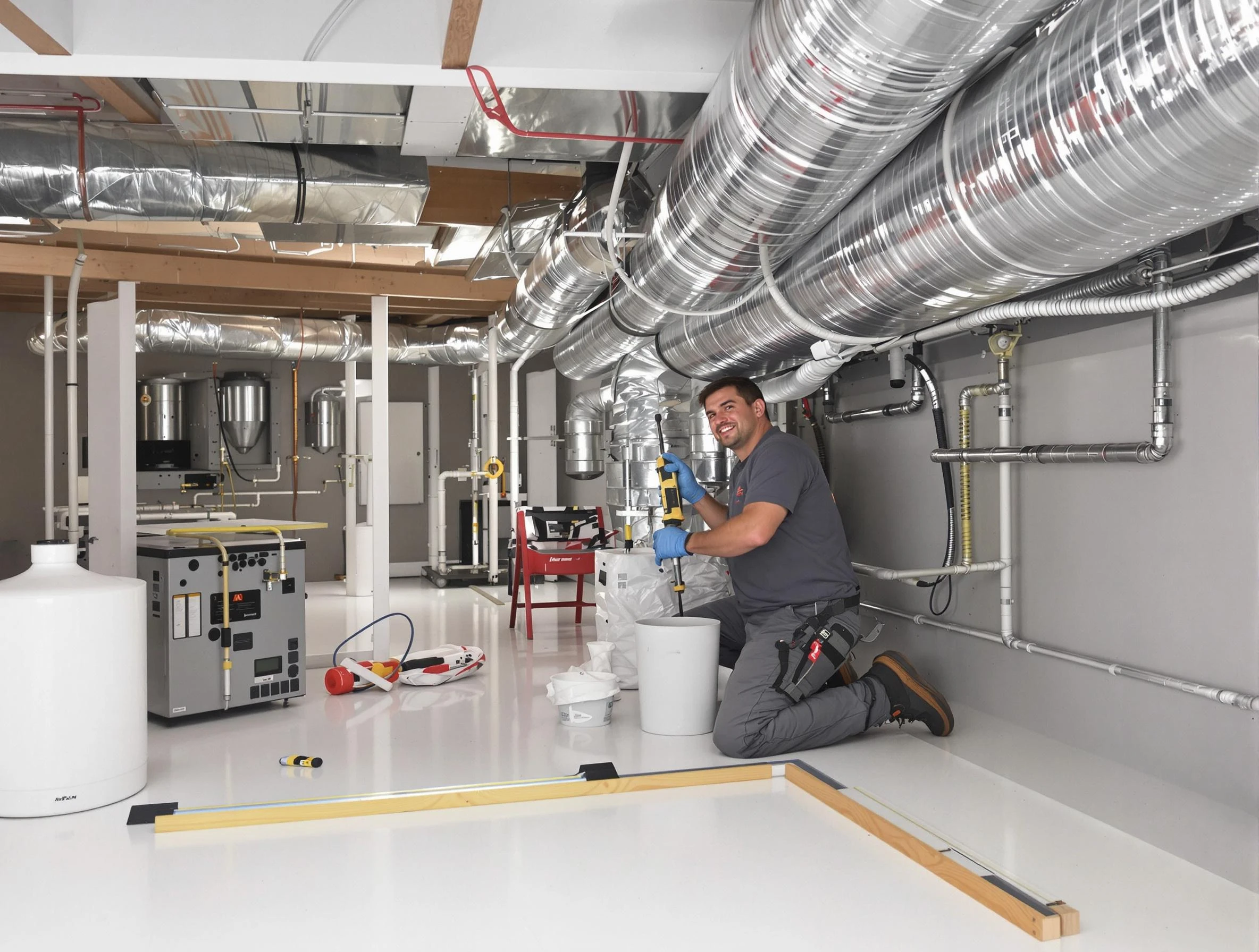 Professional duct sealing service by Adams Air Duct Cleaning in Adams