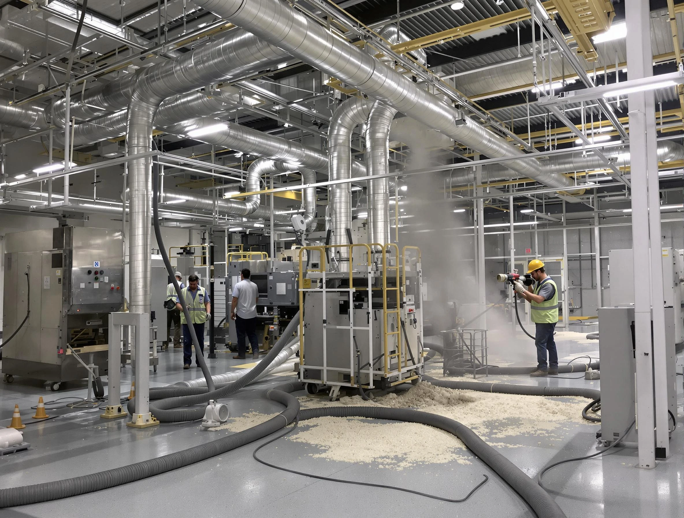 Heavy-duty industrial duct cleaning by Adams Air Duct Cleaning in Adams